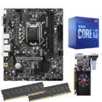BEL INFO KIT UPGRADE 10ª GER, INTEL CORE I310100F 4.3Ghz, 8GB DDR4, G210 1GB