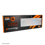 TECLADO GAMER MECANICO OEX GUARDIAN TC701 BRANCO - 33383
