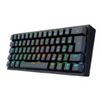 Teclado Mecanico Gamer Redragon Fizz Pro, RGB, Wireless, Switch Blue, Preto - 30428 - Image 2