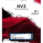 Ssd 2tb Kingston Nv3 M.2 2280 Nvme Pcie 4.0 Leitura 6000mb/s Cor Azul - 34800