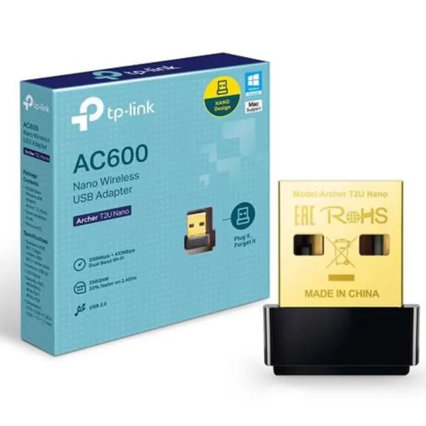 Adaptador USB AC 600 Mbps TP-Link Archer T2U Nano - 31758