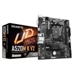 Placa-Mãe Gigabyte A520M K V2 Rev. 1.0, AMD, Micro ATX, DDR4, Preto - A520M K V2 - 30442