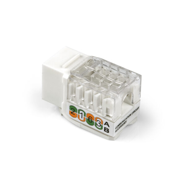 KEYSTONE RJ45 CAT5E 180GRAUS LA-K50 PLUSCABLE - 31120 - Imagem 2