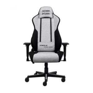 Cadeira Gamer PCYes Mad Racer V8 Turbo, Até 120Kg, Descanso de Braço 4D, Cinza - V8TBMADCZ - 31188
