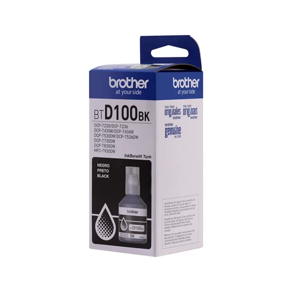 REFIL TINTA BROTHER BTD100BK PRETO - 31001 - Image 2