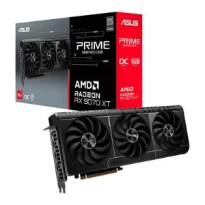 Placa de Vídeo ASUS PRIME RX 9070 XT O16G AMD Radeon, 16GB, GDDR6, Axial-tech, OpenGL 4.6  - 32081
