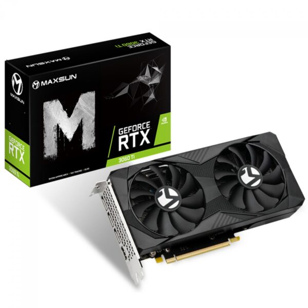 GPU Maxsun NVIDIA GeForce RTX 3060 Ti, 8GB, GDDR6, DLSS, Ray Tracing - 31862
